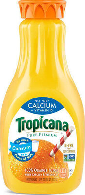 No Pulp Orange Calcium + Vitamin D Juice, No Pulp Orange