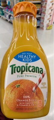 No Pulp Orange Healthy Kids Juice With Calcium & Vitamins A, D & E, No Pulp Orange