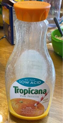 No Pulp Orange Low Acid Juice, No Pulp Orange