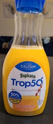 No Pulp Calcium + Vitamin D Light Orange Juice Beverage, Orange