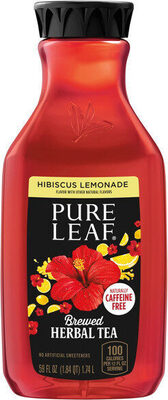 Hibiscus Lemonade Brewed Herbal Tea, Hibiscus Lemonade