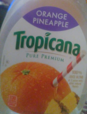 Orange Pineapple 100% Juice Blend Of 3 Juices, Orange Pineapple