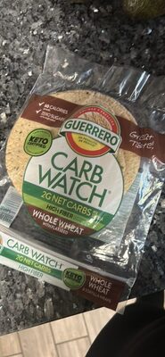 Carb Watch Whole Wheat Tortillas