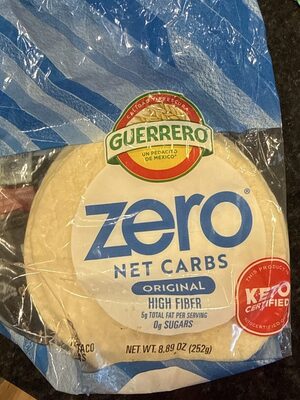 Original Zero Net Carbs  Tortillas