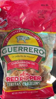 Picante Red Pepper Tiritas Cracklins, Picante Red Pepper