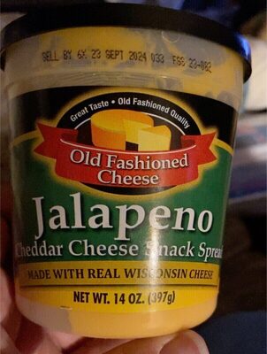 Jalapeno Cheddar Cheese Snack Spread, Jalapeno Cheddar