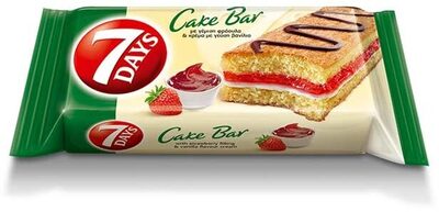 Cake Bar With Strawberry Filling