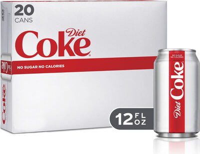 Diet Coke Cans, 12 fl oz, 20 Pack