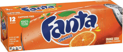 Fanta Orange Soda Fridge Pack Cans, 12 fl oz, 12 Pack