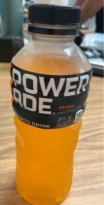 Powerade Orange Bottle, 20 Fl Oz, Orange