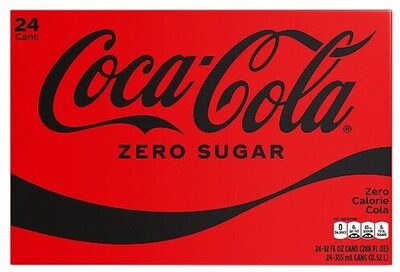 Coca-Cola Zero Sugar Cans, 12 Fl Oz, 24 Pack