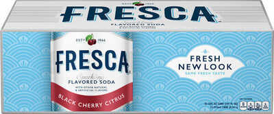 Fresca Black Cherry Fridge Pack Cans, 12 fl oz, 12 Pack