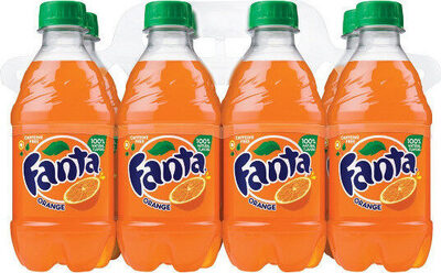 Fanta Orange Soda Bottles, 12 fl oz, 8 Pack
