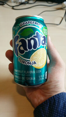 Fanta Grapefruit Soda Can, 12 fl oz