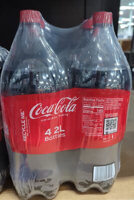 Coca-Cola Bottles, 2 Liters, 4 Pack