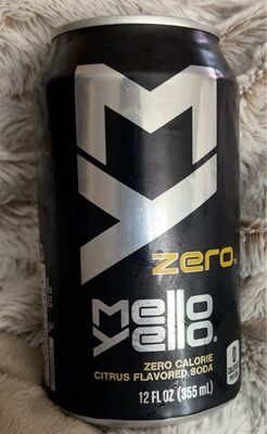 Mello Yello, Zero, Zero-Calorie Soda, Citrus, Citrus