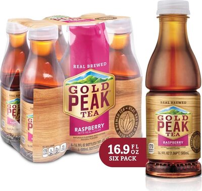 Gold Peak Raspberry Tea Bottles, 16.9 fl oz, 6 Pack