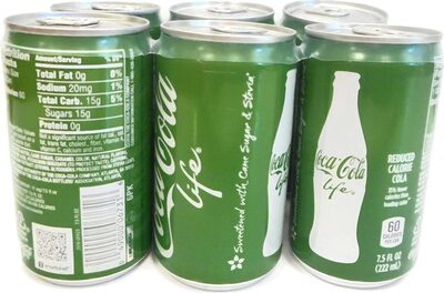 Coca-Cola Life Cans, 7.5 fl oz, 6 Pack