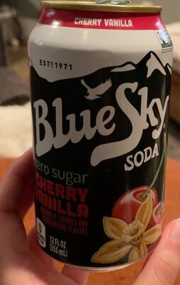 Blue Sky Zero Cherry Vanilla-KO 12 fluid ounce (US) Non-Refillable Aluminum Can Straight