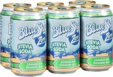 Blue Sky Zero Ginger Ale Can, 12 fl oz
