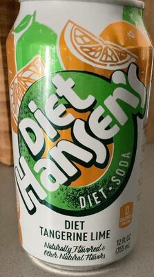 Hansen's Diet Tangerine Lime-KO 12 fluid ounce (US) Non-Refillable Aluminum Can Straight