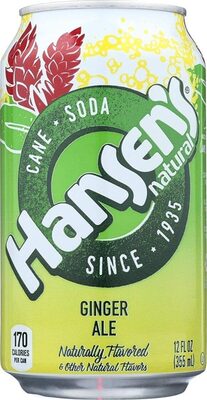 Hansen's Natural, Soda, Ginger Ale, Ginger Ale