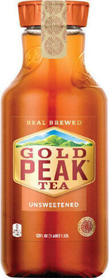 Gold Peak Unsweetened Black Tea Bottle, 52 fl oz