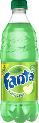 Fanta Green Apple Bottle, 20 fl oz