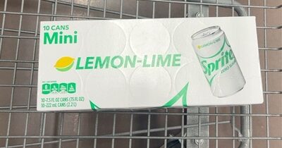 Sprite Zero Sugar Fridge Pack Cans, 7.5 Fl Oz, 10 Pack, Lemon; Lime