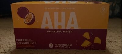 Pineapple + Passionfruit Sparkling Water, Pineapple; Passionfruit