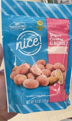 Strawberry Yogurt Covered Almonds, Strawberry