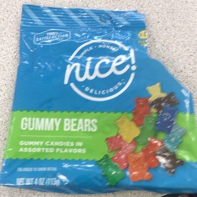 Assorted Gummy Bears Candies, Assorted