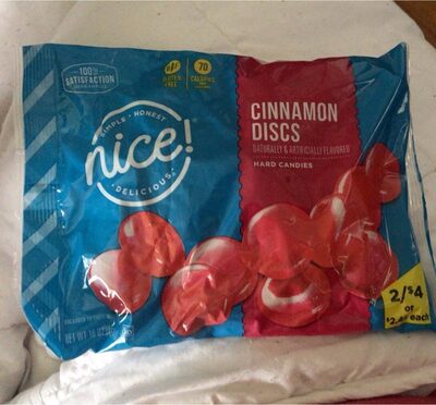 Cinnamon Discs Hard Candies, Cinnamon Discs