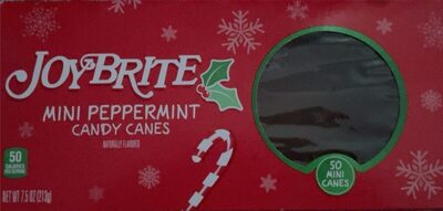 Mini Peppermint Candy Canes, Peppermint