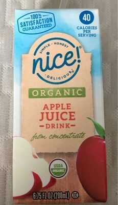 Apple Juice Drink From Concentrate, Apple