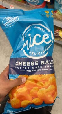 Cheese Balls Puffed Corn Snacks, Cheese Balls