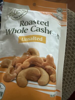 Unsalted Whole Cashews