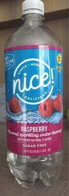 Flavored Sparkling Water, Raspberry