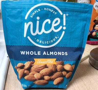Unsalted Whole Almonds, Unsalted