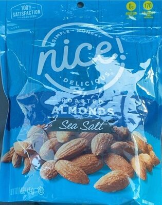 Sea Salt Roasted Almonds, Sea Salt
