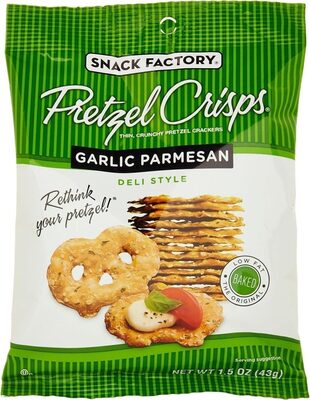 Garlic Parmesan Deli Style Pretzel Crackers, Garlic Parmesan