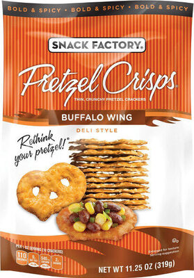 Snack Factory Pretzel Crisps, Buffalo Wing, 11.25 Oz