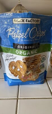 Snack FactoryPretzel Crisps, Organic Original, 28 Oz