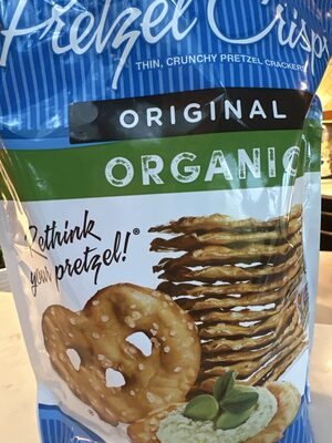 Snack Factory Pretzel Crisps, Organic Original, 9.35 Oz