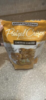 Snack Factory Pretzel Crisps, Cheddar Cheese, 7.2 Oz