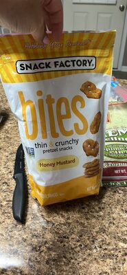 Snack Factory Honey Mustard Bites, 9 Oz Bag