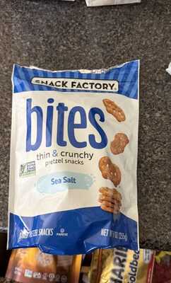 Snack Factory Sea Salt Bites, 9 Oz Bag