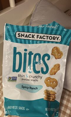 Snack Factory Spicy Ranch Bites, 9 Oz Bag