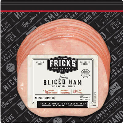 Hardwood Smoked Hickory Sliced Ham With Natural Juices, Sliced Ham