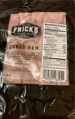 Cubed Ham With Natural Juices